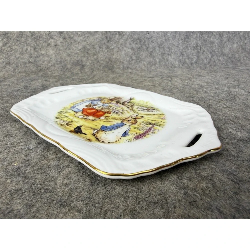 Reutter Porzellan Beatrix Potter Peter Rabbit Tray 6.25